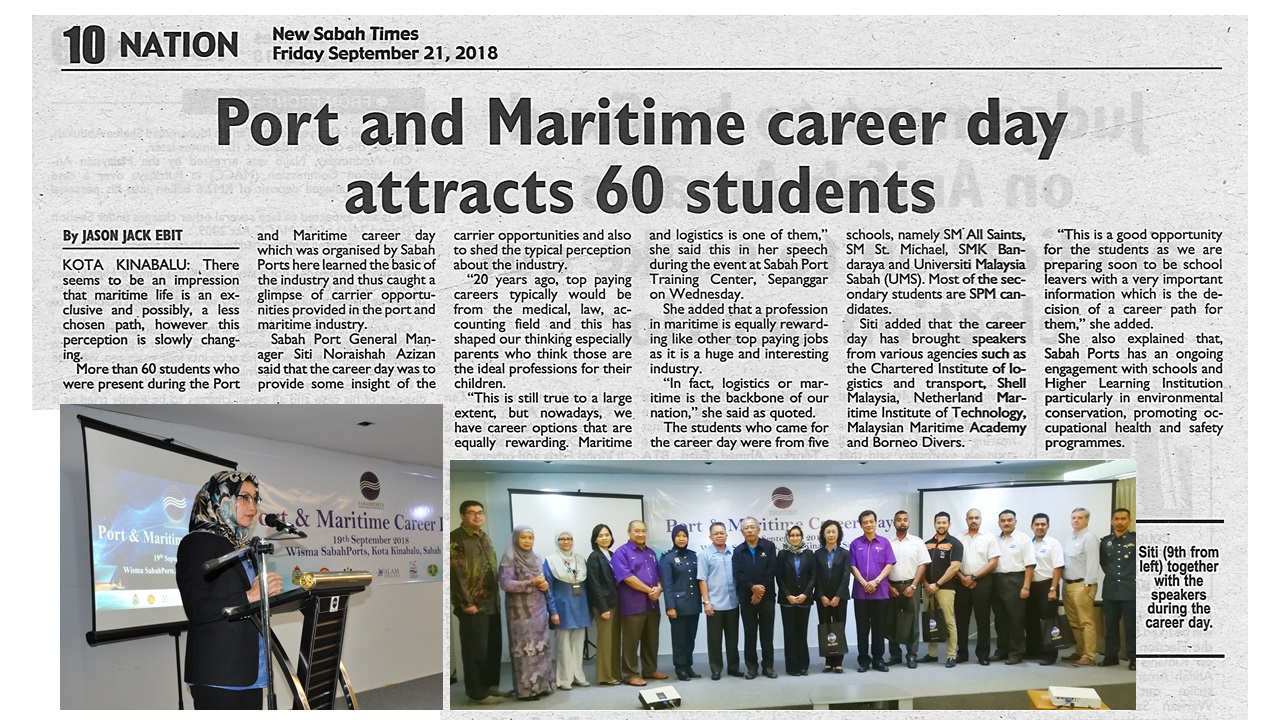 Port and Maritime Career Day Attracts 60 Students